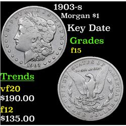 1903-s Morgan Dollar $1 Grades f+