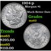 Image 1 : 1904-p Morgan Dollar $1 Grades Select Unc