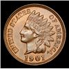 Image 2 : 1901 Indian Cent 1c Grades Choice+ Unc RB