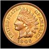 Image 2 : 1906 Indian Cent 1c Grades Select+ Unc RD