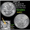 Image 1 : 1897-p Morgan Dollar $1 Grades Choice+ Unc