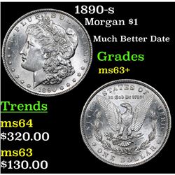 1890-s Morgan Dollar $1 Grades Select+ Unc