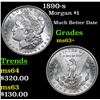 Image 1 : 1890-s Morgan Dollar $1 Grades Select+ Unc
