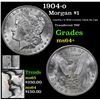 Image 1 : 1904-o Morgan Dollar $1 Grades Choice+ Unc