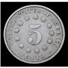Image 3 : 1871 Shield Nickel 5c Grades vf++