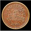 Image 3 : 1863 Robinson & Ballou Civil War Token 1c Grades Select Unc BN