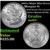 Image 1 : 1882-o Major Mint Error Morgan Dollar $1 Grades Select+ Unc