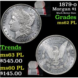 1879-o Morgan Dollar $1 Grades Select Unc PL