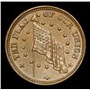 Image 2 : (1863) Shoot Him on the Spot Dix Civil War Token 1c Grades Choice+ Unc BN
