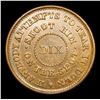 Image 3 : (1863) Shoot Him on the Spot Dix Civil War Token 1c Grades Choice+ Unc BN