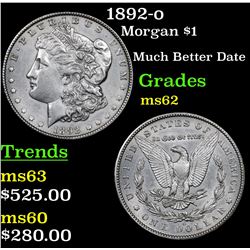 1892-o Morgan Dollar $1 Grades Select Unc
