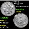 Image 1 : 1892-o Morgan Dollar $1 Grades Select Unc