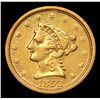 Image 2 : 1853-p Gold Liberty Quarter Eagle $2 1/2 Grades vf++