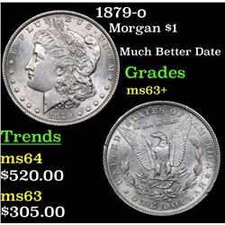 1879-o Morgan Dollar $1 Grades Select+ Unc