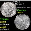 Image 1 : 1879-o Morgan Dollar $1 Grades Select+ Unc