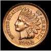 Image 2 : 1902 Indian Cent 1c Grades Choice+ Unc RD