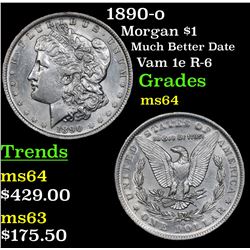 1890-o Morgan Dollar $1 Grades Choice Unc