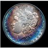 Image 2 : ***Auction Highlight*** 1890-s Rainbow Toned Morgan Dollar $1 Graded Select Unc+ PL By USCG (fc)