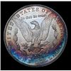 Image 3 : ***Auction Highlight*** 1890-s Rainbow Toned Morgan Dollar $1 Graded Select Unc+ PL By USCG (fc)