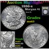 Image 1 : ***Auction Highlight*** 1886-s Morgan Dollar $1 Graded Select Unc By USCG (fc)