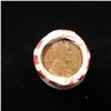 Image 2 : Mixed small cents 1c orig shotgun roll, 1917-d Wheat Cent, 1929-d Wheat Cent other end