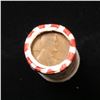 Image 2 : Mixed small cents 1c orig shotgun roll, 1916-d Wheat Cent, 1858 Flying Eagle Cent other end