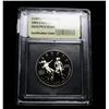 Image 2 : 1996-s Olympics Soccer . . Proof Commem Half Dollar 50c Grades GEM++ Proof Deep Cameo