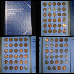 Partial Lincoln cent book 1941-1976 67 coins . .