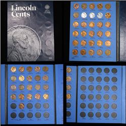 Partial Lincoln cent book 1941- 1959 51 coins . .