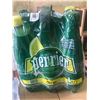 Image 1 : Lot of Lemon Perrier Carbonated Natural Spring Water (6 x 1L)