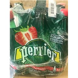 Lot of Strawberry Perrier Carbonated Natural Spring Water (6 x 1L)