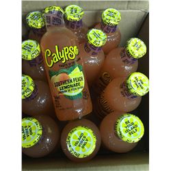 Lot of Calypso Southern Peach Lemonade (12 x 591ml)