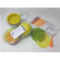 Love Baby- Feeding Bowls with Lids