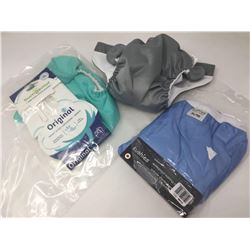 Lot of Bum Genius Ones Size Cloth Diapers and Waterproof Training Pant
