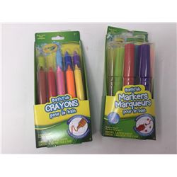 Lot of Bathtub Crayons and Markers