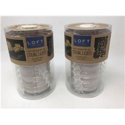 Lot of Loft Living Snowflake Battery String LED Lights