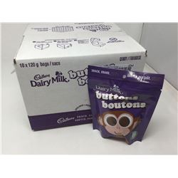 Lot of Cadbury Dairy Milk Buttons (10 x 120g)