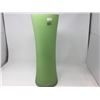 Image 1 : Large Frosted Green Glass Vase