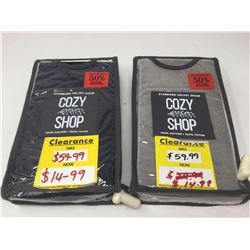 Lot of Standard Velvet Shams