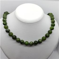 Jade 10 Mm Beads Necklace, Suggested Retail Value $300 (Estimated Selling Price from $45 to $90)