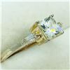 Image 2 : Silver Cubic Zirconia Ring (~Size 7) (~weight 3.4g), Suggested Retail Value $100
