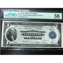 1918 $1 FRBN Cleveland