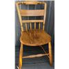SET OF 3 WOOD DINING CHAIRS