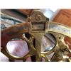 Image 2 : BRASS NAUTICAL SEXTANT WITH CASE - STANLEY LONDON