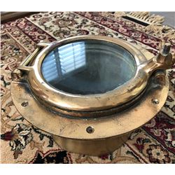 ANTIQUE BRASS SHIPS PORTHOLE
