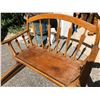 Image 2 : ANTIQUE PINE BUGGY BENCH