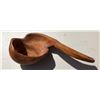 Image 1 : ANTIQUE CANOE CUP - SINGLE SLAB WOOD CARVED