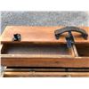 Image 2 : ANTIQUE WOOD TOOL BOX