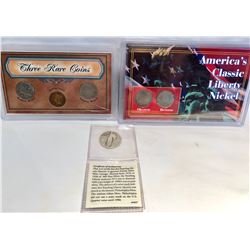 GR OF 3, US COIN SETS