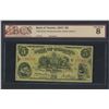 Image 1 : Bank of Toronto 1937 $5 Banknote VG8